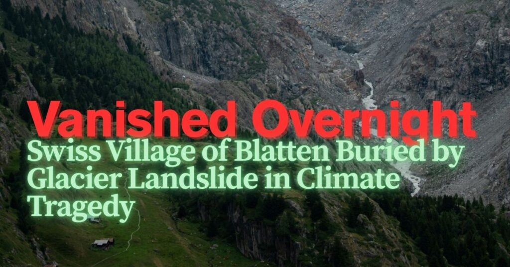 Blatten village buried by landslide in Switzerland