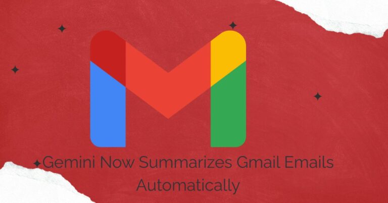 Gemini AI summarizing Gmail emails on a laptop screen with minimal UI