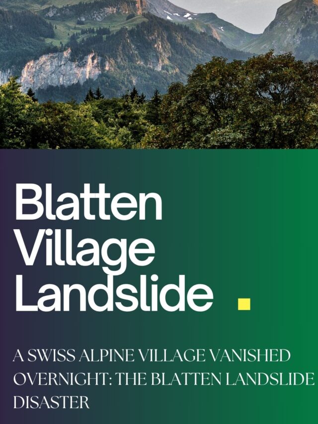 “Swiss Village Disappears Overnight: Blatten Buried by Glacier-Induced Landslide”