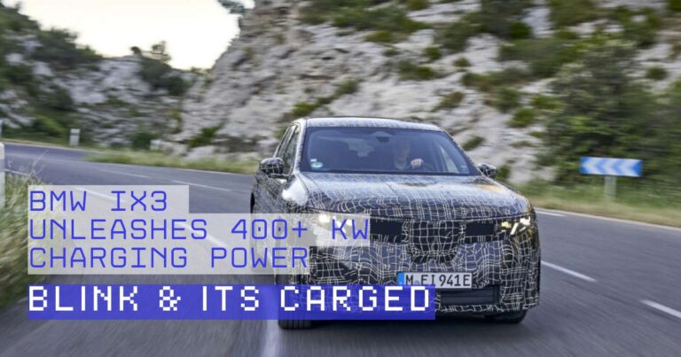 MW iX3 2025 Teases 400+ kW Ultra-Fast Charging
